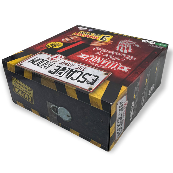 Escape Room Version 3 Board Game, for Adults and Kids, decoder challenge - Picture 5 of 6